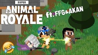 FUNNIEST GAME ! | Super Animal Royale ft. FFG & Akan