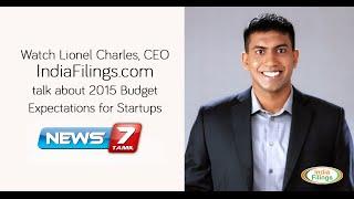 IndiaFilings CEO Lionel Charles talks about 2015 Budget