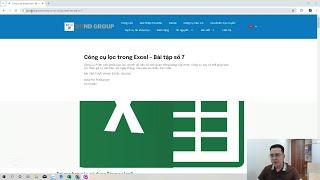  Công cụ lọc dữ liệu Filter trong Excel