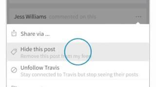 How to hide posts in your LinkedIn feed