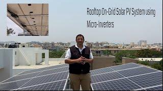 On Grid Solar PV System using Micro-inverters