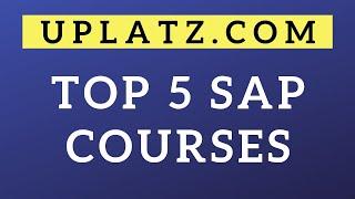 Top 5 SAP Courses & Certifications | Best SAP Modules to learn in 2021 | SAP Training | Uplatz