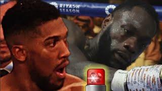 BREAKING NEWS ️  ANTHONY JOSHUA RESPONDS TO DEONTAY WILDER'S KO FROM ZHILEI ZHANG: COUNTERPUNCH