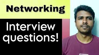 Interview questions ⁉️ for Network Engineer