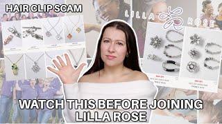 LILLA ROSE: THE HAIR CLIP SCAM! #pyramidscheme