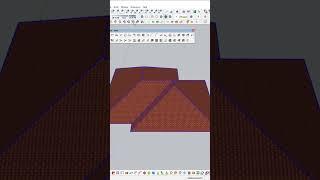 Learn how to make gabled house roof design on sketchup  #sketchup #design #vray #learn #tips
