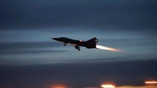 Night flights of the MiG-31BM interceptors in Perm region