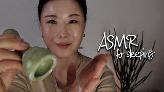 잠이 스르륵 ASMR | 클렌징 | 두피 마사지 | 페이스 옥괄사 | 랩핑진정 | 손 마사지 | 나이트케어