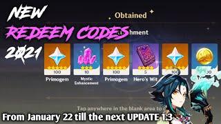 *NEW* REDEEM CODES FOR JANUARY 2021 till the next UPDATE 1.3  [Genshin Impact]