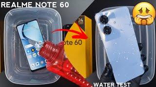 Realme Note 60 iP64 Water Test | The Very First Water Test Of Realme Note 60