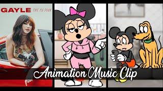 Minnie is mad at Mickey featuring Gayle - "abcdefu" (Animation Music Parody) #Shorts