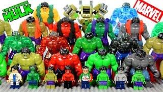 Incredible LEGO Hulk™ Minifigure & Big Figure Complete Collection Marvel Super Heroes