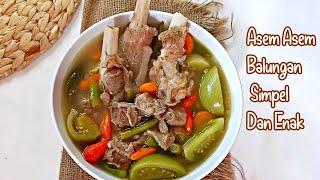 Resep Asem Asem Balungan Bumbu Simpel mudah enak Seger dan Gurih