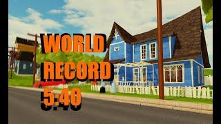 Hello Neighbor full game roblox speedrun 5:40