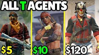 ALL T Agents in CS2 In-Game (with Knife Glove Combos & Prices)