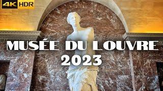 [PARIS 4K HDR] "MUSÉE DU LOUVRE PARIS 2023"  05/MAY/2023