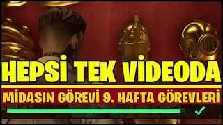 Fortnite ''Midas'ın Görevi'' 9. Hafta Görevleri (HEPSİ TEK VİDEODA)