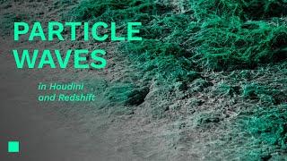 Houdini Beginner Tutorial - Particle Waves | Houdini, Redshift + Project Files