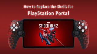 How to Replace the Shells of PlayStation Portal #playstation #playstationportal #ps5 #ps5portal