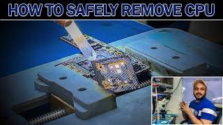 How to remove iPhone motherboard CPU | safe Method for Remove CPU | Learn iPhone Repair