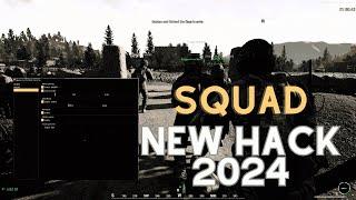  SQUAD MOD GAMEPLAY  | Free Cheats 2024  - Squad Hacks | ️ ESP,  Aimbot & No Recoil! 