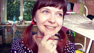 [Russian ASMR] Roleplay Make up in the hostel  Quiet whisper