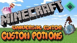 Let's Mod Minecraft EP1: Custom Potions (NBT Tutorial) XBOX 360/One/PS3/PS4/WII U/PE/PC