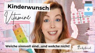 Kinderwunsch Vitamine | Fruchtbarkeit steigern durch Nahrungsergänzungsmittel???