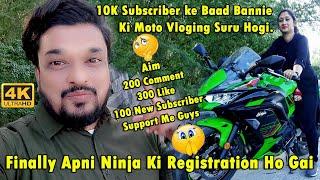 Finally Apni Ninja Ki Registration Ho Gai // Cops ahead // Tezpur // Tyre Puncture // @BannizVlog