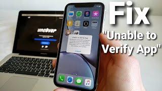 How to Bypass "Unable to Verify App" Unc0ver Jailbreak (Bypass the REVOKE) iOS 11 - 13.5