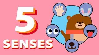 Five Senses! (Compilation) |  Wormhole English - Music for Kids
