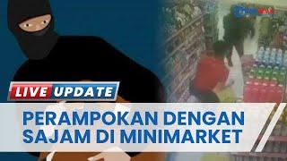 Viral Detik-detik Perampokan Minimarket Majalengka Terekam CCTV, Nekat Todongkan Sajam ke Karyawan