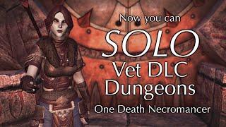 Learn Veteran DLC dungeons with this build! | Super Tanky Solo Necromancer | ESO Firesong DLC