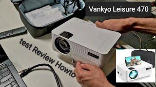 Vankyo Leisure 470 HD Home Projector Cinema, Test, Review How To Use