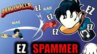 Le gano a un tóxico spammer XD | Brawlhalla gameplay en español