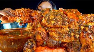 KING CRAB SEAFOOD BOIL MUKBANG | DESHELLED | SEAFOOD BOIL MUKBANG | Seafood | Mukbang
