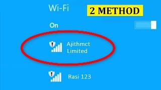 How To Fix Limited WiFi Connection On Windows 10/8/7 || Fix Limited WiFi Connection Error