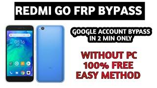 REDMI GO FRP BYPASS WITHOUT PC || SUPER EASY METHOD 2023