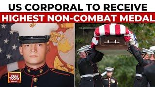 US Marine Corps Corporal Who Died Trying To Save His Osprey Crew To Receive Highest Non-combat Medal