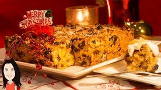 Best Ever Eggless Christmas Fruit Cake - Amazing Vegan Recipe!