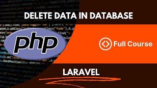 Delete data from database in laravel