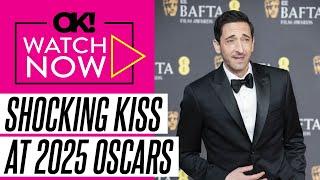 How Adrien Brody's Girlfriend Georgina Chapman Reacted to Halle Berry Unexpectedly Kissing Him at 20