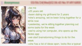 Saw Something In Girlfriend's Notes App That I Shouldn't Have | 4Chan Greentext Stories