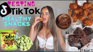 TESTING Healthy TikTok snacks