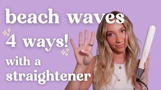 How To Beach Wave With A Straightener | Easy To Advanced Techniques Using ghd Chronos