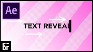 Text Reveal Animation - After Effects