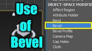 Use of "Bevel" Modifier in 3DsMax