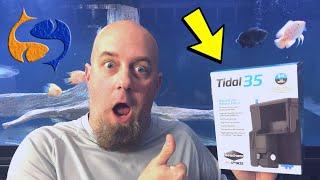 An Amazing Fish Tank Filter! Seachem Tidal 35 Hang On Back Aquarium Filter Unboxing/Install/Review