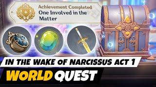 Search in the Algae Sea : In The Wake of Narcissus Act 1 | Fontaine World Quests | Genshin Impact