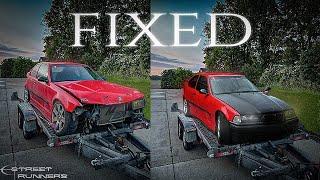 Fixing a CRASHED Drift BMW Just To Crash It Again... | BMW E36